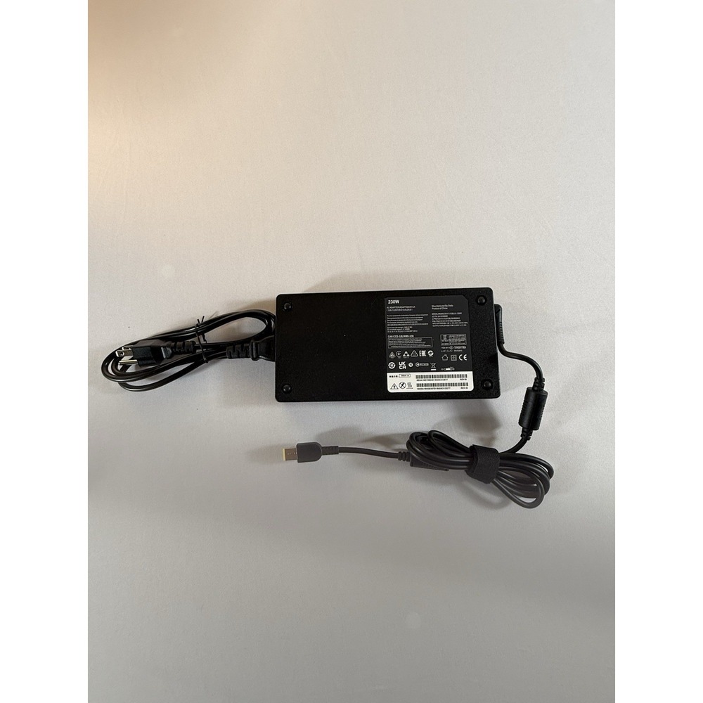 Lenovo 230W AC Adapter Charger Slim Yellow Tip 20V 11.5A LX Legion 5 Genuine OEM